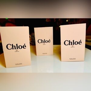 Chloe Eau de Parfum For Woman Sample Spray 3 Travel Size Mini Vial 1.2ml .04oz